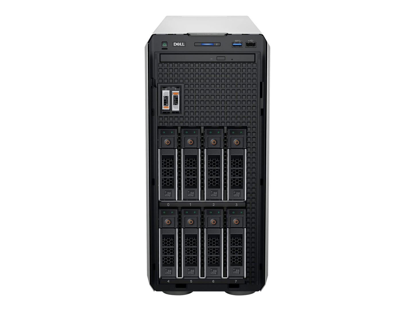 Dell SERVIDOR POWEREDGE T350, châssis 8 x 3,5 Hot, Intel XEON E-2336,1 x 16 Go, 2 x 4 to SATA, NO Graphics, PERC H755, IDRAC9 ENTERPR