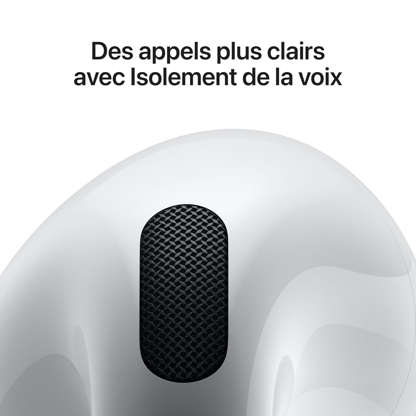 Apple AirPods 4 Écouteurs sans Fil, Casques et écouteurs Bluetooth, Audio Spatial personnalisé, résistance à la Transpiration et l’Eau, boîtier de Charge USB-C, Puce H2, Jusqu’à 24 Heures d’autonomie