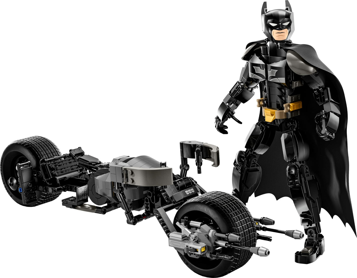 LEGO DC Batman La Figurine de Batman à Construire et la Moto Bat-Pod - Jouet pour Enfants Garçons et Filles de 12 Ans et Plus inspiré des Films The Dark Knight - Set d’Aventures 76273