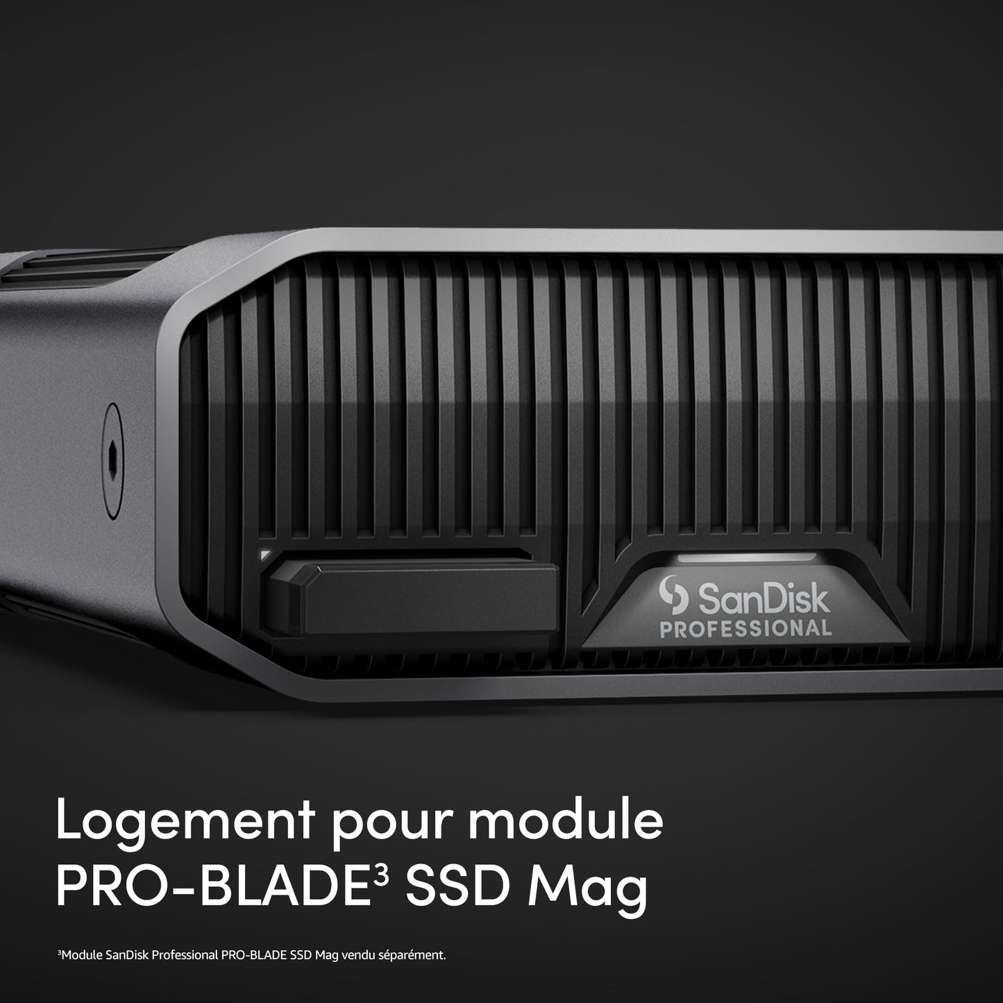 SanDisk Professional 12 to G-Drive Project, avec Fente SSD Mag Pro-Blade, Thunderbolt 3, USB (10 Gbit/s), Disque Dur de Classe Entreprise 7 200 Tours/Minute, Vitesse de Lecture jusqu'à 250 Mo/s