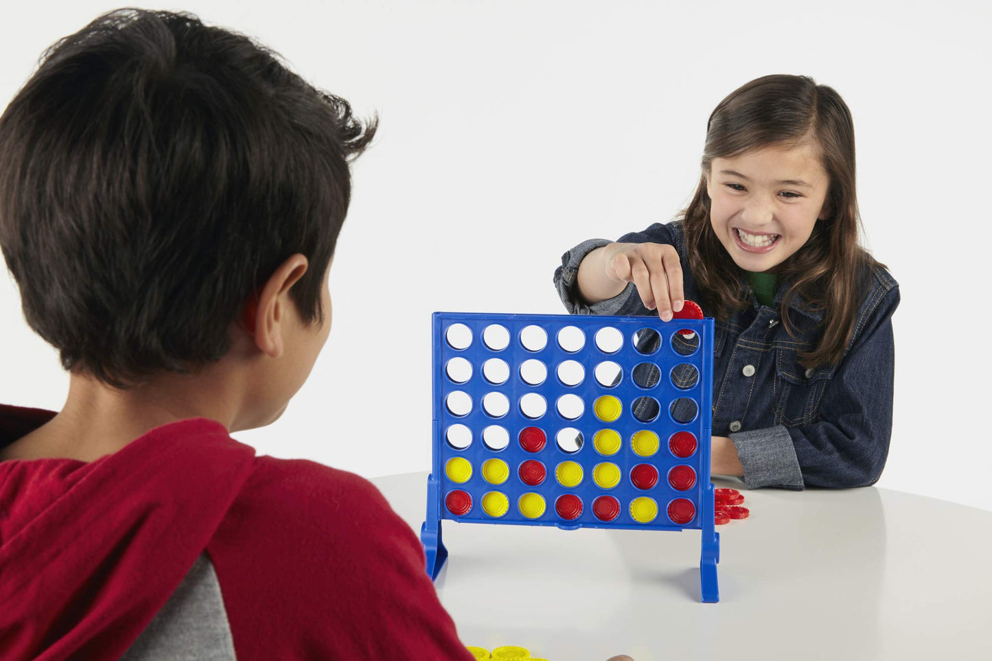 Puissance 4, Le Jeu de société et de Plateau pour Enfants, stratégie pour 2 Joueurs, aligner 4 pions, pour Enfants, dès 6 Ans