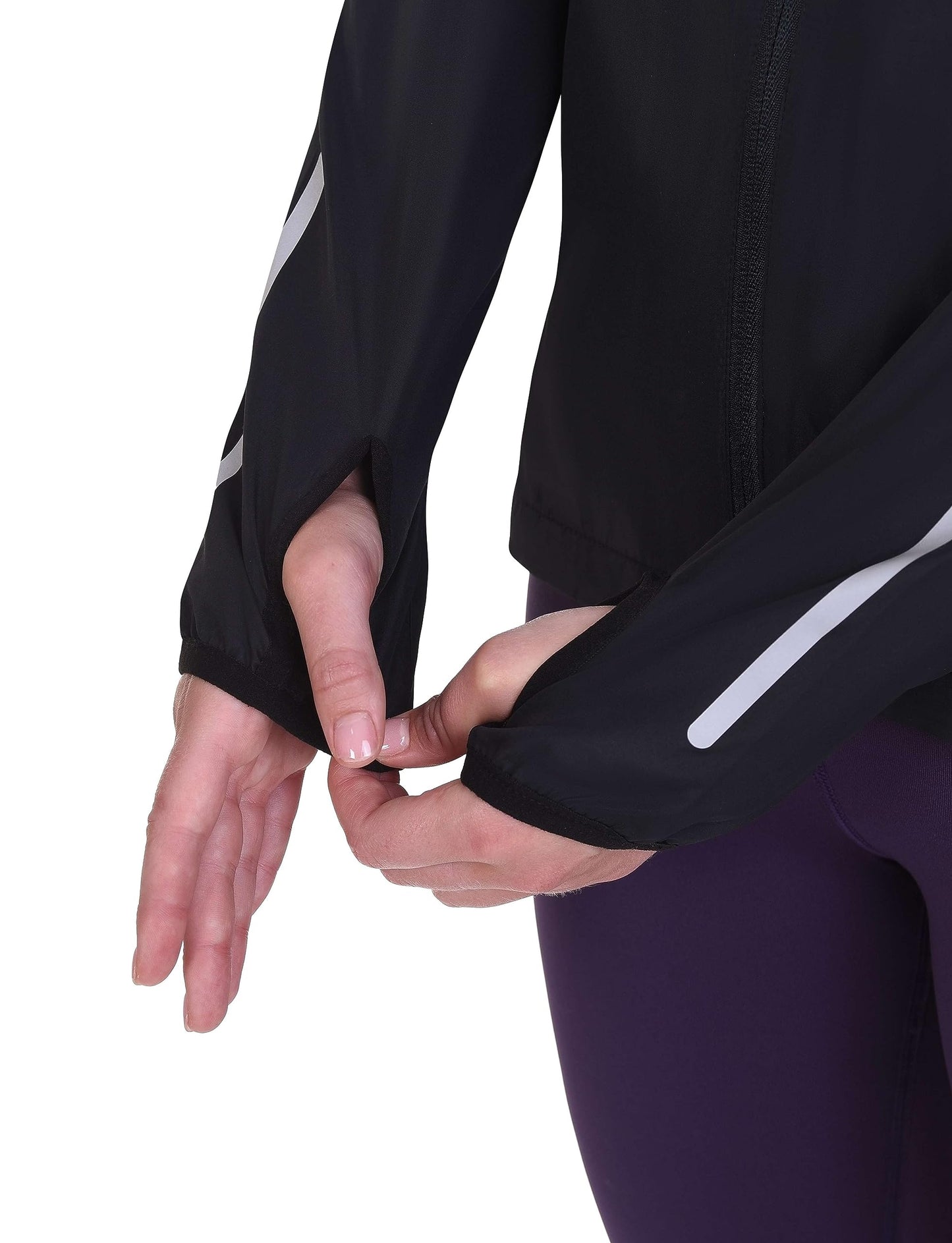 TCA Veste Softshell de Course à Pied pour Femmes. Veste Réfléchissante, Respirante et Compacte avec Poches Zippées - Noir, S