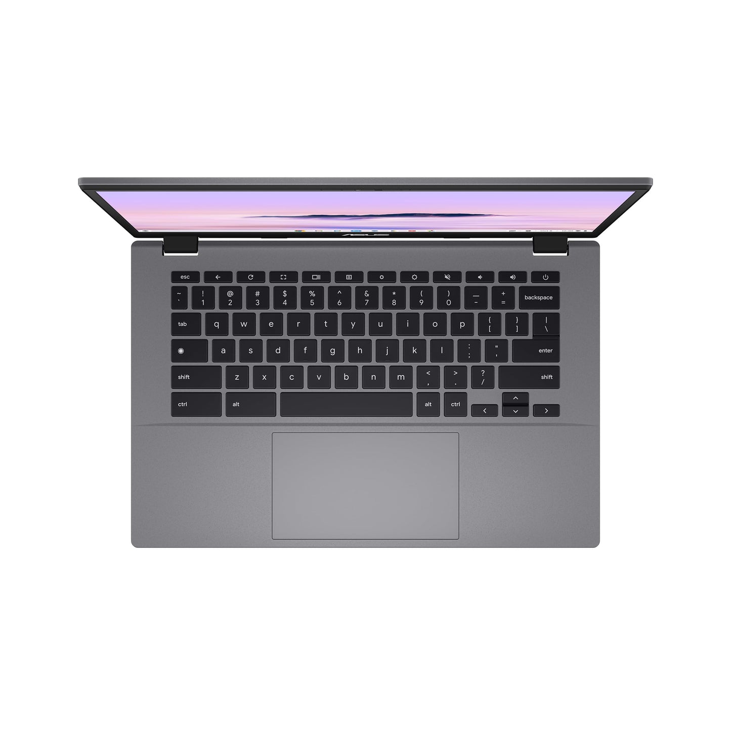 ASUS Chromebook Plus CX34 Ordinateur Portable, écran IPS 14" FHD antireflet | Intel Core i3-1215U | 8 Go de RAM | 128 Go UFS | Intel UHD | ChromeOS | Clavier QWERTZ | Gris |