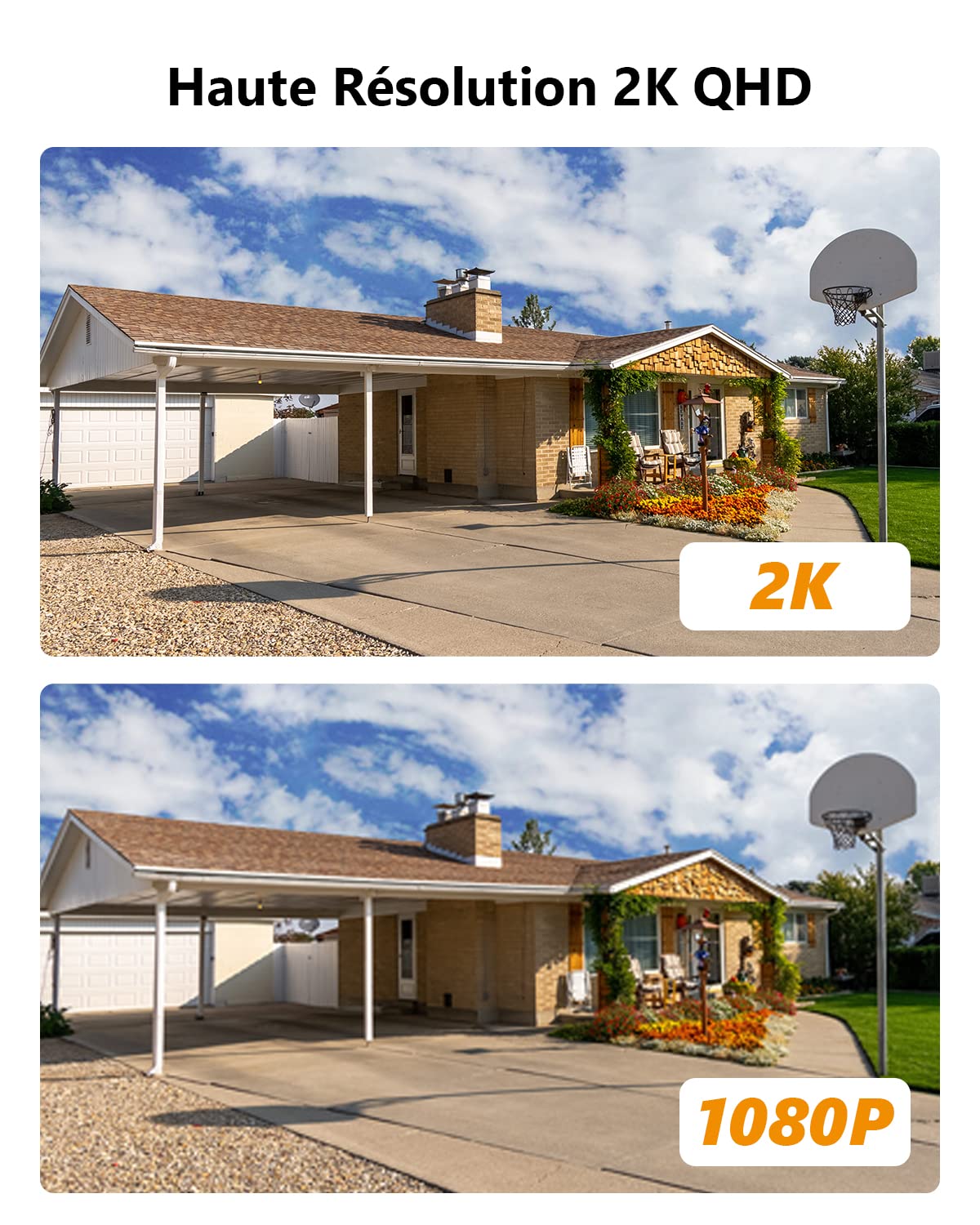 Imou 2K(3MP) 360° Caméra Surveillance WiFi Extérieure, PTZ Caméra IP Exterieur WiFi, Vision Nocturne Couleur 30M, Détection de Personne AI, Suivi Intelligent, Étanche IP66, Audio Bidirectionnel,Sirène