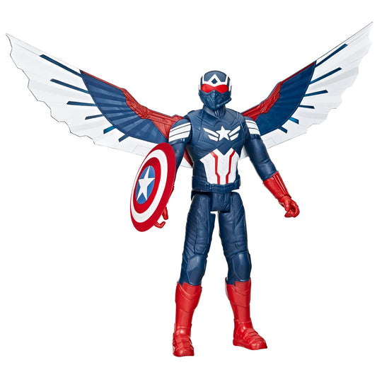 Marvel Studios Captain America Brave New World, Figurine Captain America Deluxe de 30 cm