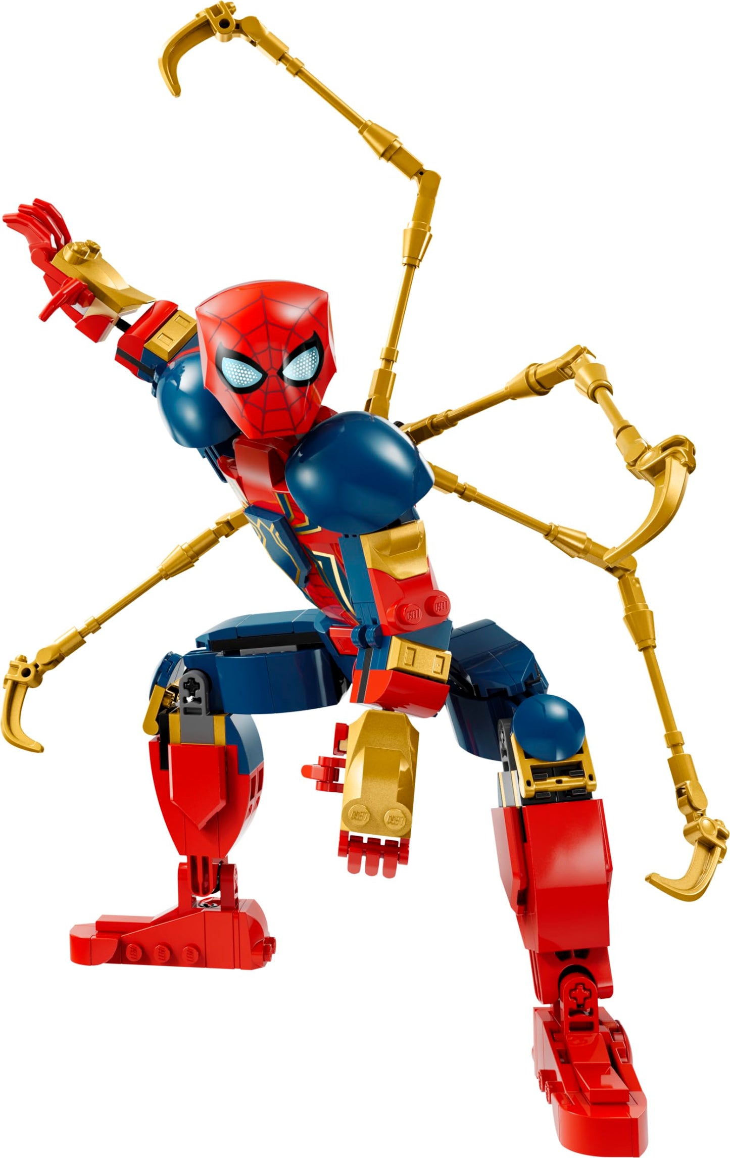 LEGO Marvel Figurine d'Iron Spider-Man à Construire Jeu de Rôle pour Garçons et Filles de 8 Ans et Plus, Idée Cadeau pour Enfant Fan de Spiderman et Avengers 76298