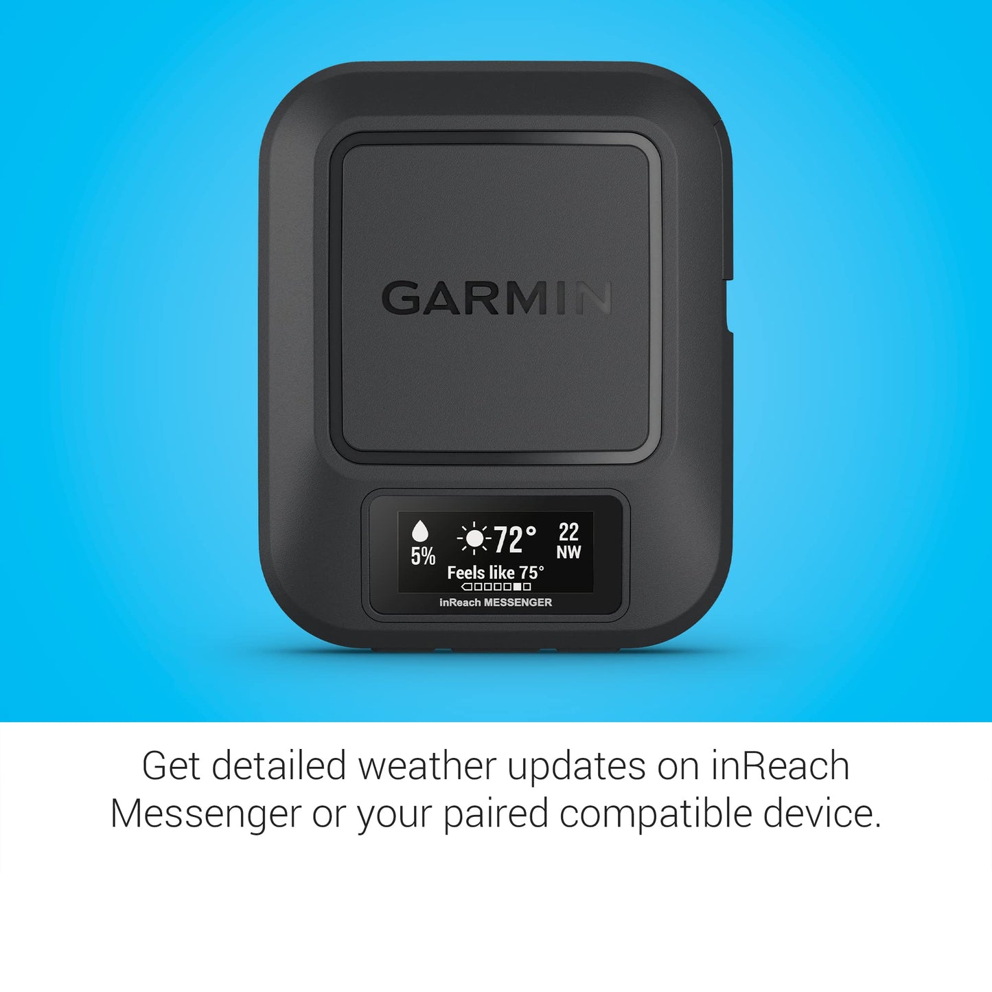 Garmin inReach® Messenger Communicateur Satellite portatif, Messagerie bidirectionnelle Mondiale