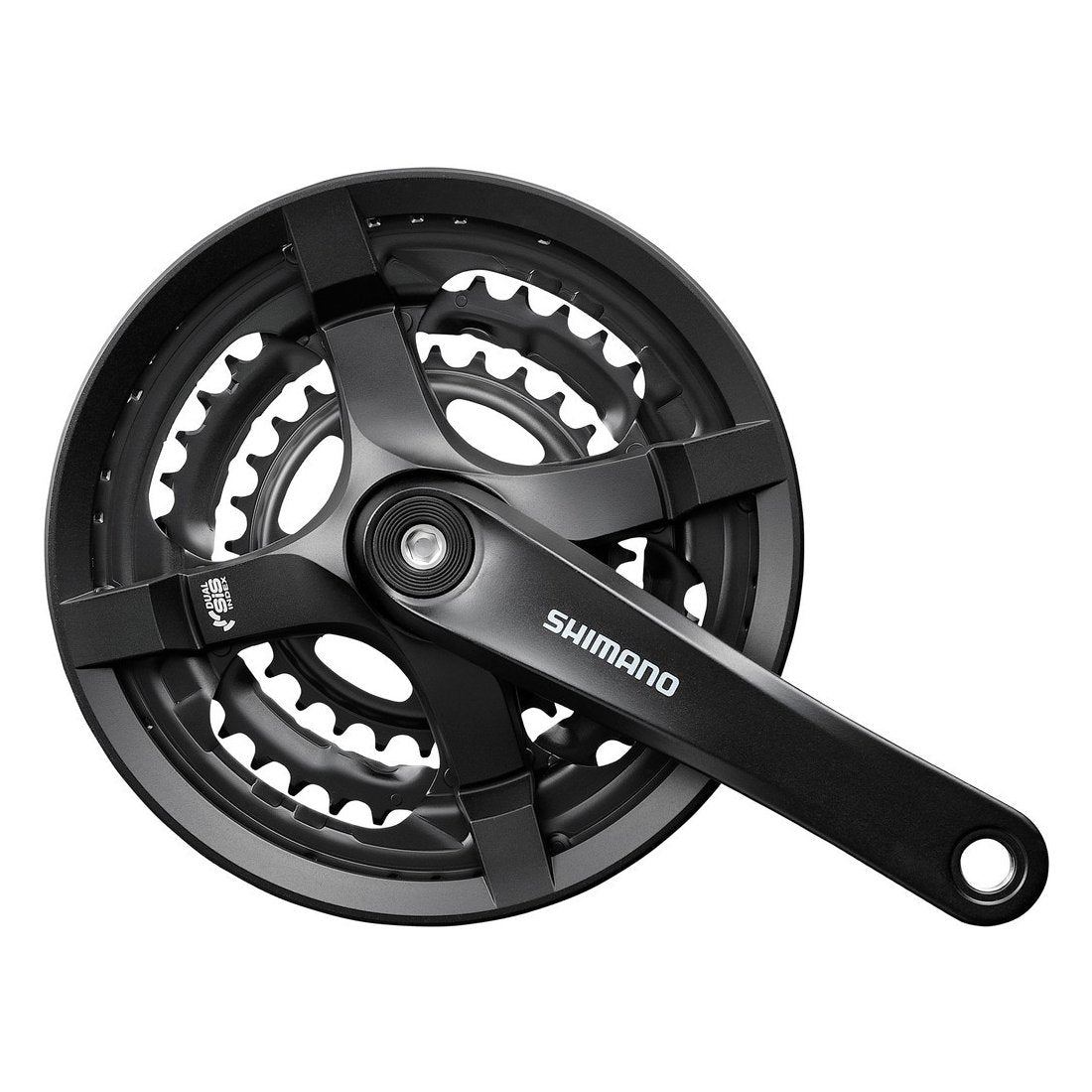 SHIMANO Mixte Fc-ty501 Quadrato 6/7/8 Ingressi Guarnitura, Noir, 170mm EU