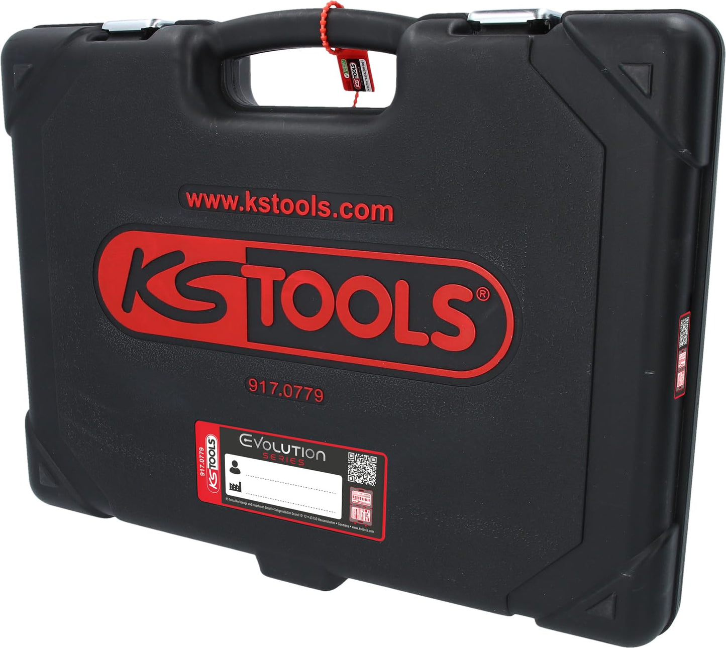 KS Tools 917.0779 - Caisse à Outils Complète en Coffret Douille et Accessoires en 1/4", 3/8" et 1/2" - Outillage Mécanique de Notre Gamme Ultimate avec Clé à Cliquet - 179 Pièces