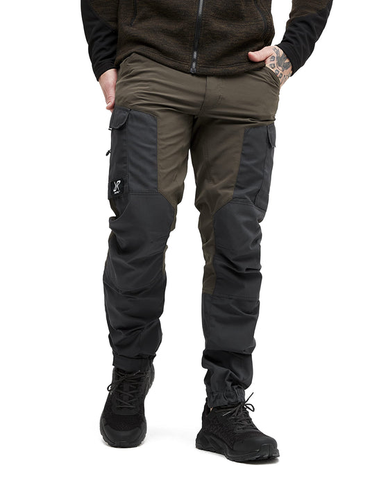 RevolutionRace Homme RVRC GP Pants, Pantalon Durable pour la randonnée et Autres activités de Plein air, Mud, XL