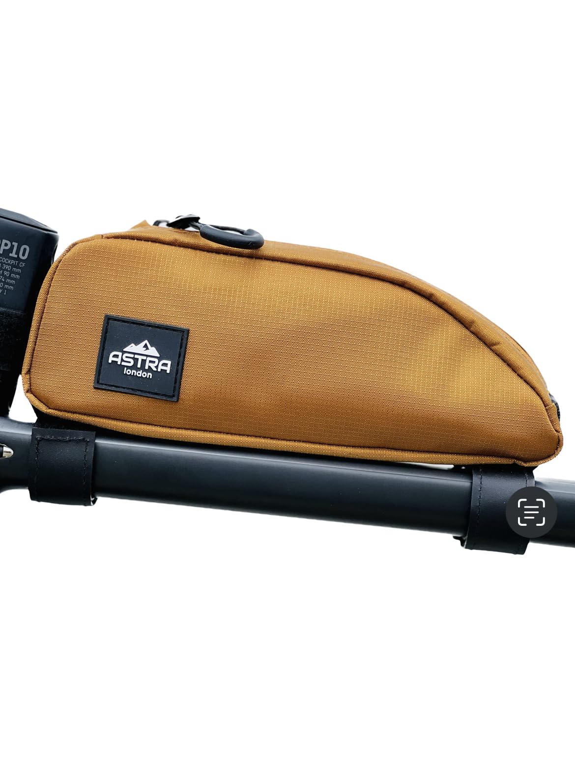 Astra London Top Tube Bag Broomfield Sacoche de vélo pour cadre de vélo Bronze