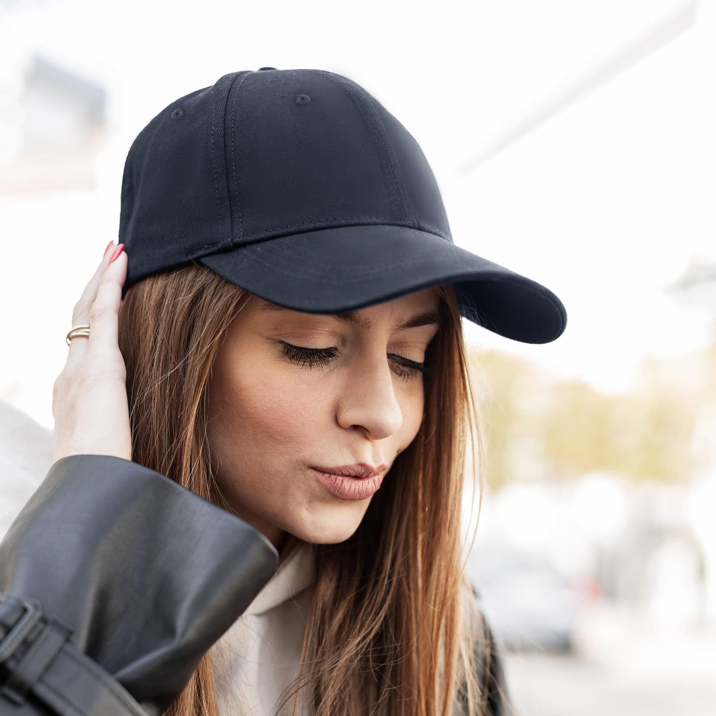 GWHOLE Casquette de Baseball, Casquette Bleu Marine, Casquette de Golf, Hat Hip Hop, Chapeaux à la Monde pour Homme et Femme