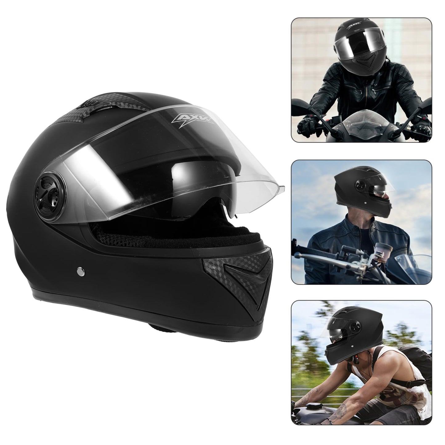 Vaguelly 1 Pc Casque Facial Casque D'équitation Casques De Vélo Casque De Vélo Cascos Para Bicicletas Casque De Cyclisme Casque Intégral Casque Hors Route Chapeau De Protection Personnalité