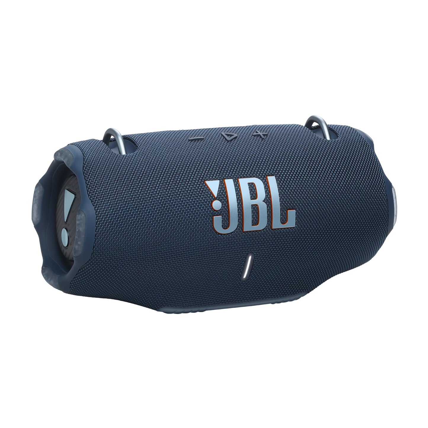 JBL Xtreme 4, Enceinte portable Bluetooth avec son JBL Pro, jusqu'à 24h d'autonomie, Recharge rapide, Étanche indice IP67, bandoulière incluse, en bleu