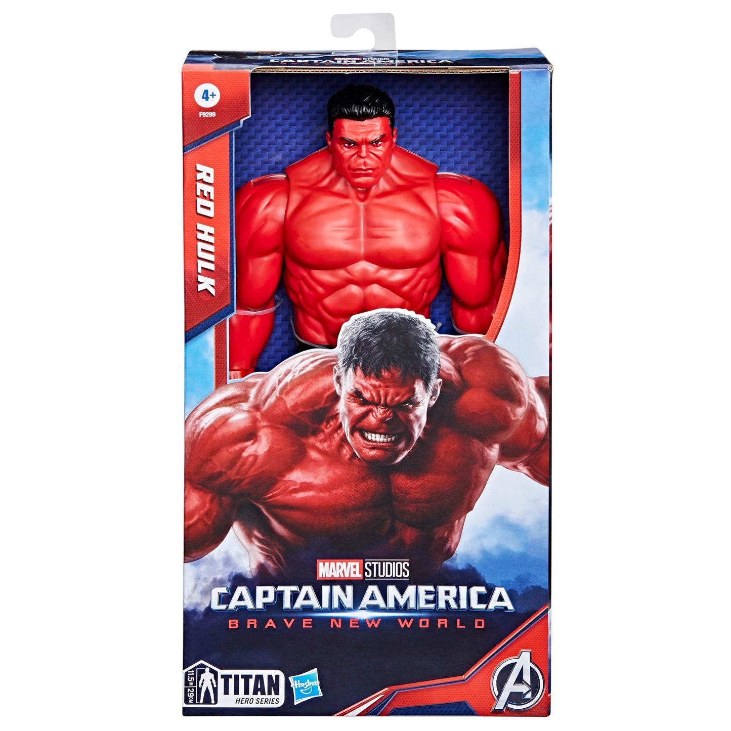 Marvel Studios Captain America Brave New World Titan Hero Series, Figurine Red Hulk Deluxe