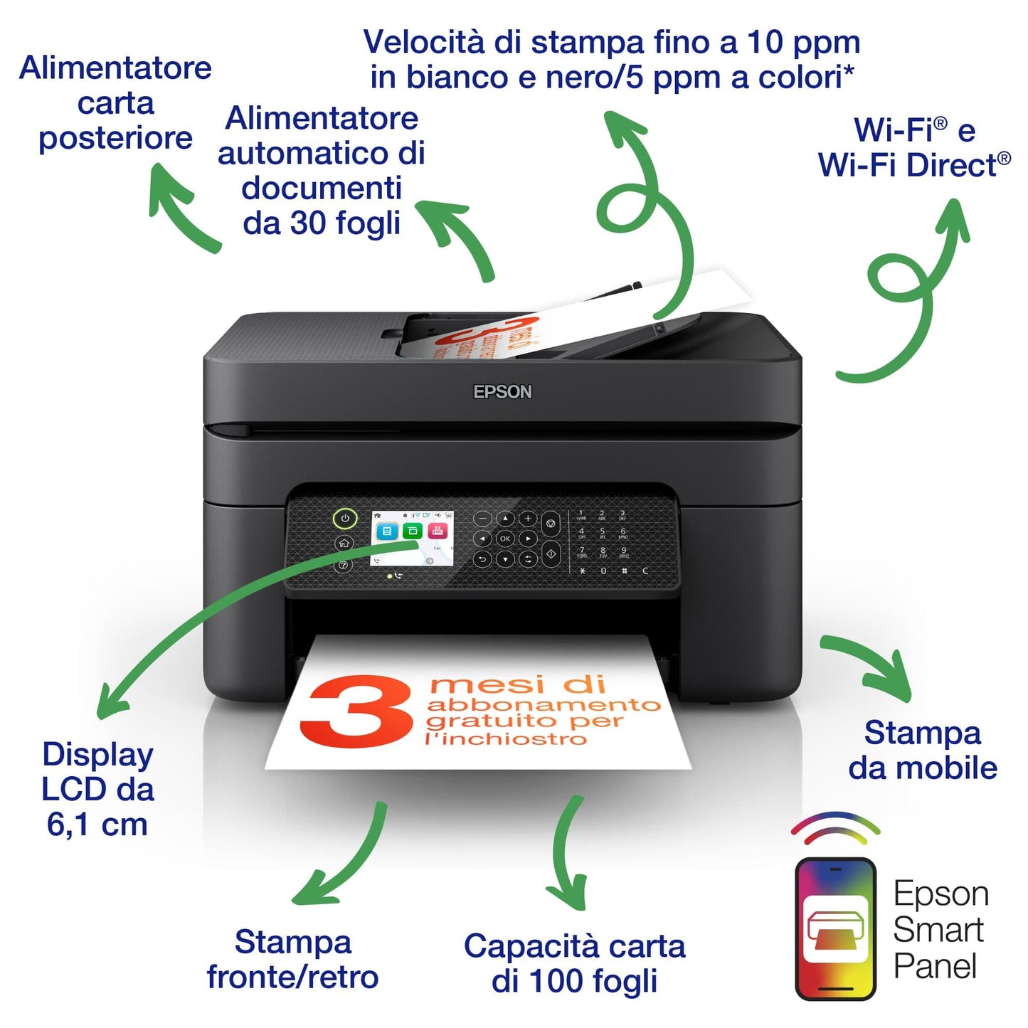 Epson Imprimante WF-2950DWF