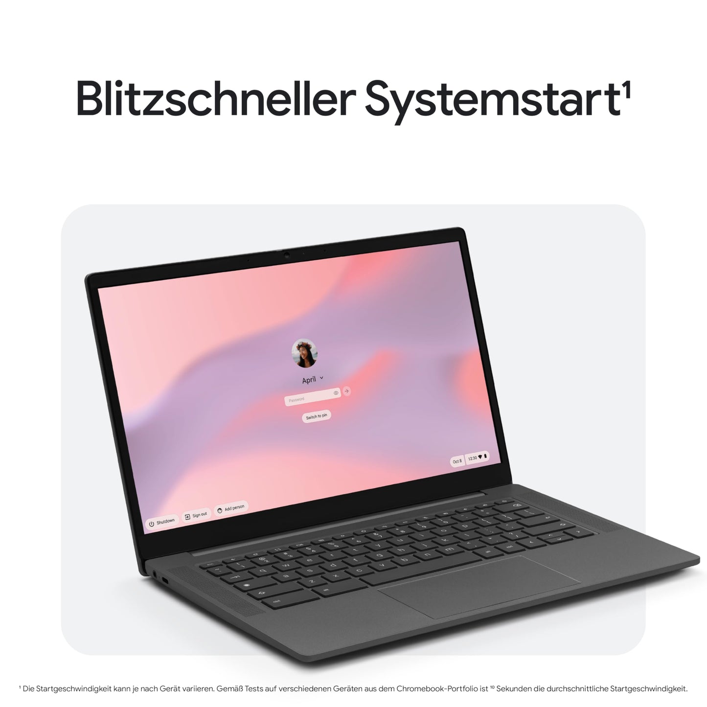 ASUS Chromebook Plus CX34 Ordinateur Portable, écran IPS 14" FHD antireflet | Intel Core i3-1215U | 8 Go de RAM | 128 Go UFS | Intel UHD | ChromeOS | Clavier QWERTZ | Gris |