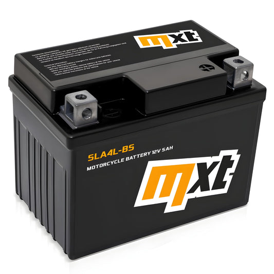 Batterie 12V 5Ah SLA4L-BS Maxtuned Scooter Batterie, sans entretien étanche pré-chargée similaire à YTX5L-BS YB4L-B YTX4-BS