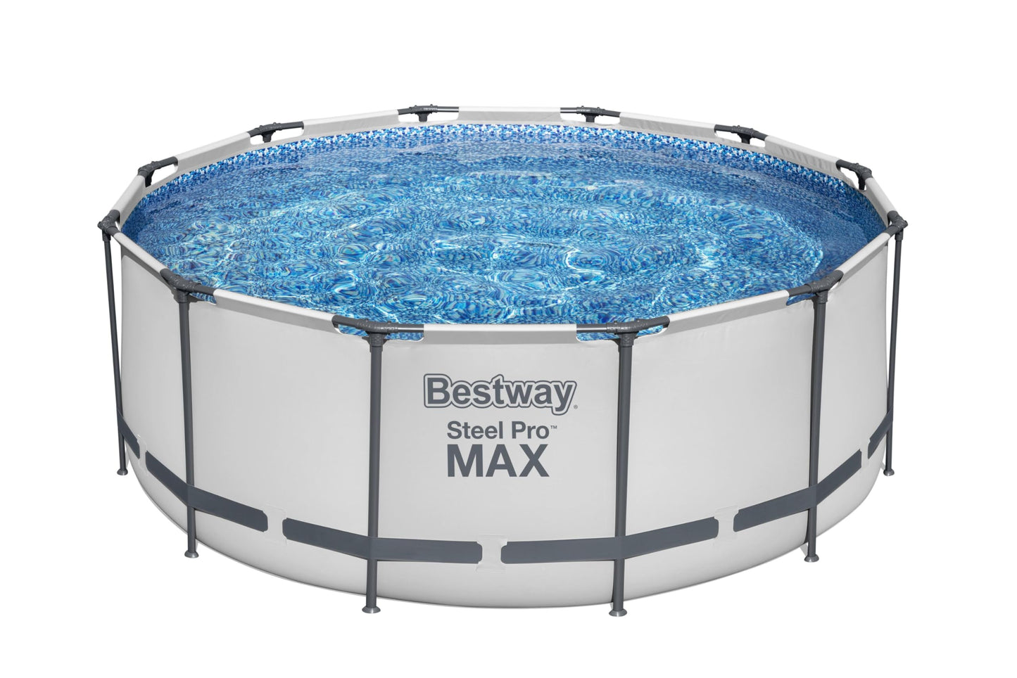 Bestway 56420-3 Set Piscine Hors Terre Steel Pro Max Rond de 366 x 122 cm