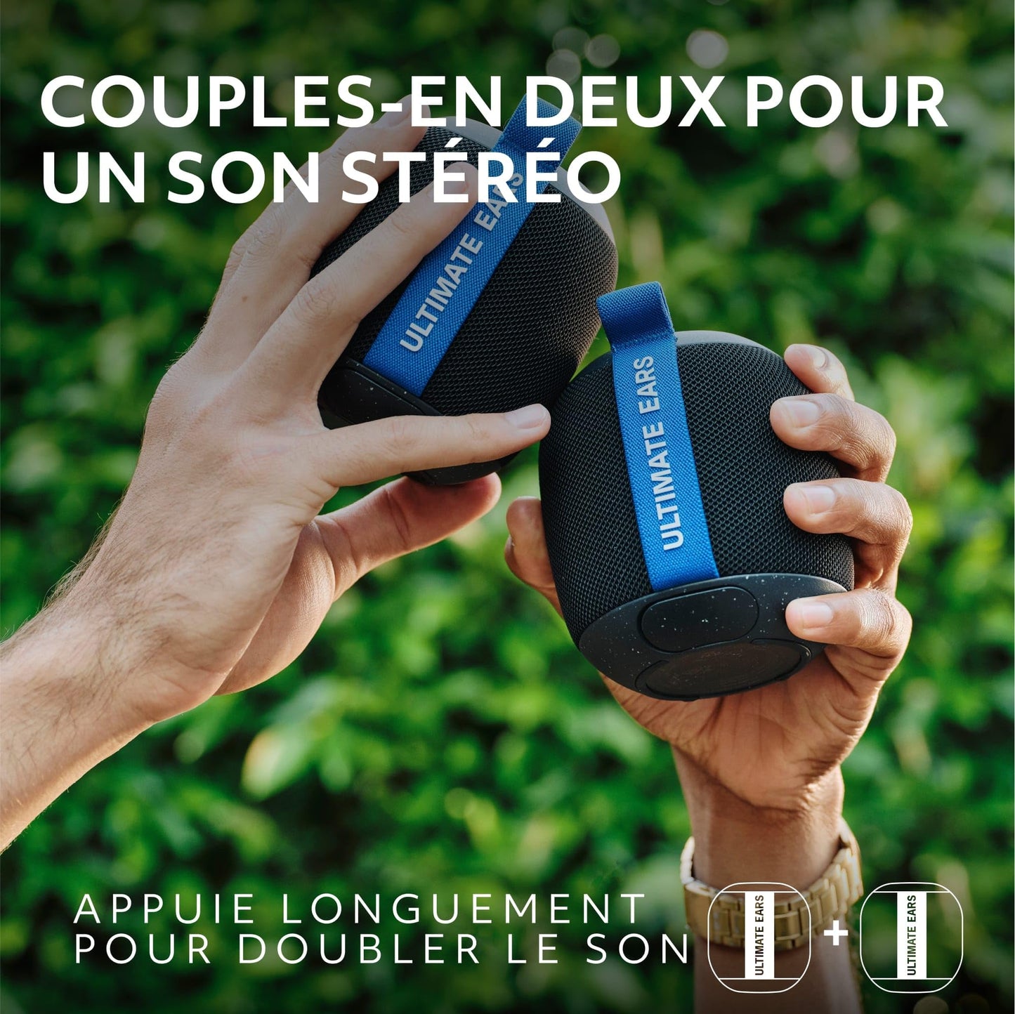 Ultimate Ears WONDERBOOM Play, Enceinte Bluetooth Portable et étanche, Enceinte Flottante étanche à la poussière d’Une portée de 40 m - Noir