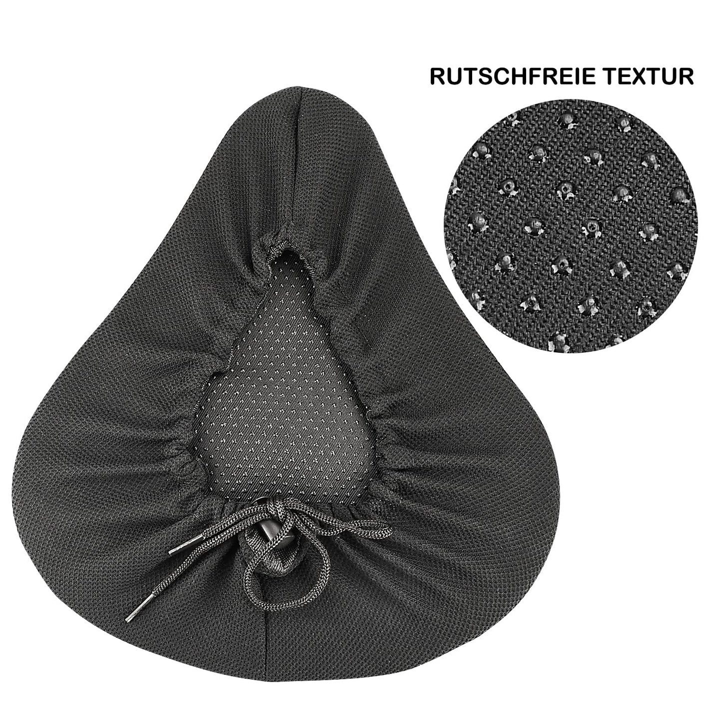 FUCNEN Housse Selle Velo Appartement 27 x 25 cm Couvre Selle Gel Protege Selle Velo Confortable Coussin Selle Velo Protection Selle Velo d'appartement de Ville VTT pour Hommes et Femmes