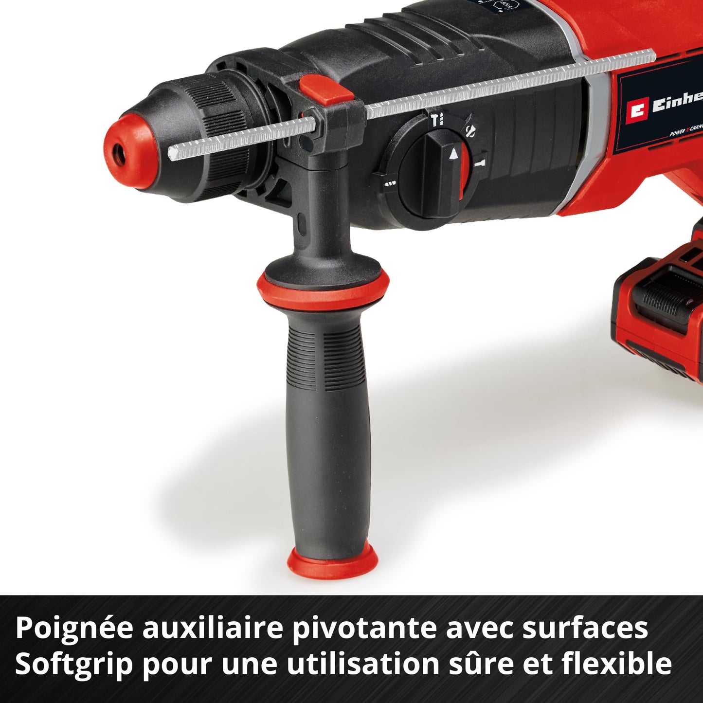 Einhell Professional Marteau Perforateur sans fil TP-HD 18/26 D Li BL - Solo Power X-Change (18V, 2,6J, moteur PurePOWER brushless) Livré sans Batterie ni Chargeur + Malette