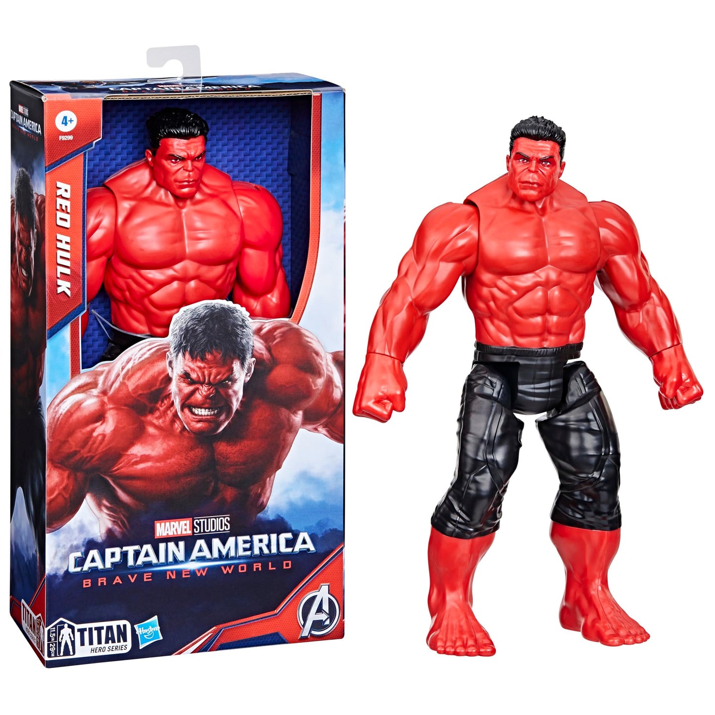 Marvel Studios Captain America Brave New World Titan Hero Series, Figurine Red Hulk Deluxe