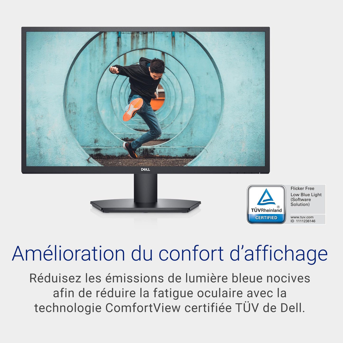 Dell SE2722HX 27" Full HD (1920x1080) Écran PC, 75Hz, VA, 4ms, AMD FreeSync, HDMI, VGA, Garantie 3 ans, Noir