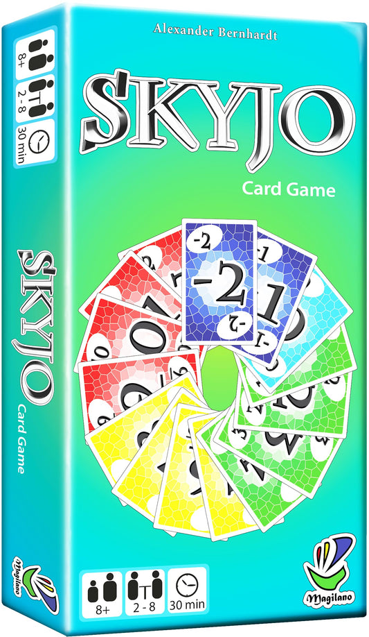 SKYJO, de Magilano - Le Tout Nouveau Jeu de Cartes/de société pour Les Petits et Les Grands pour se divertir et Passer des soirées Amusantes avec des Amis et en Famille