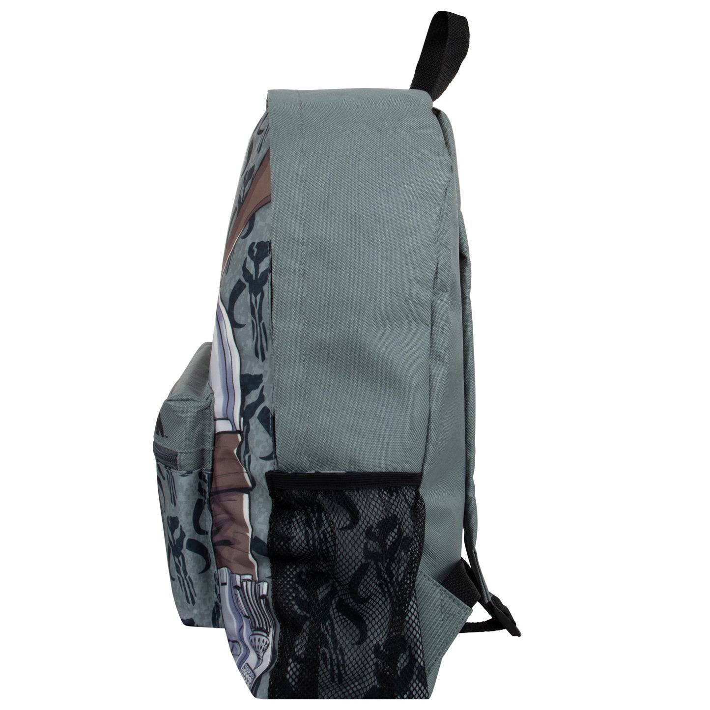 Star Wars Sac A Dos Sac à Dos Enfant Mandalorian | Sac Scolaire Garçon | Sac école Garçon | One Size Gris