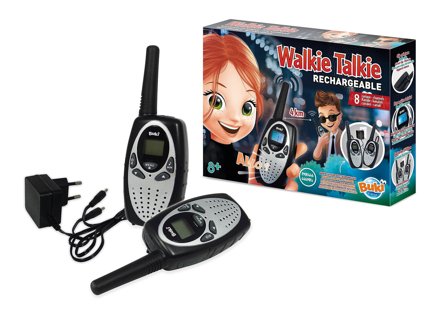 Buki - TW02 - Walkie talkie rechargeable, A-o-fi-82