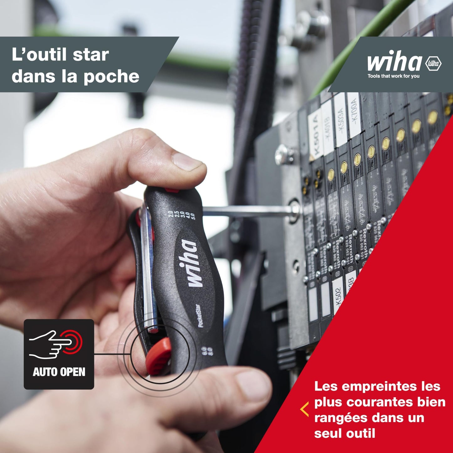 Herramienta multiusos PocketStar 363 PocketStar groß 8tlg; Torx