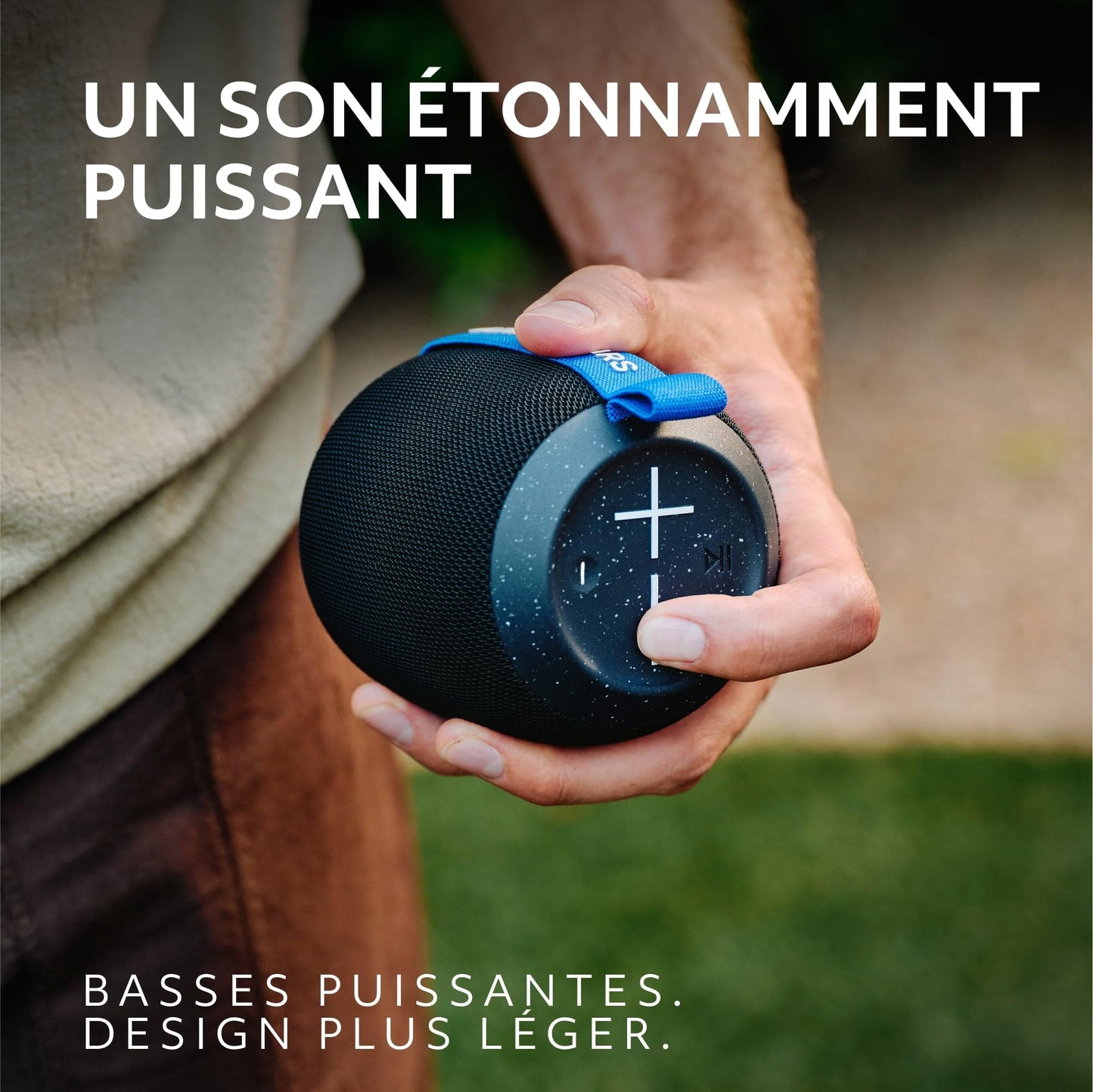 Ultimate Ears WONDERBOOM Play, Enceinte Bluetooth Portable et étanche, Enceinte Flottante étanche à la poussière d’Une portée de 40 m - Noir