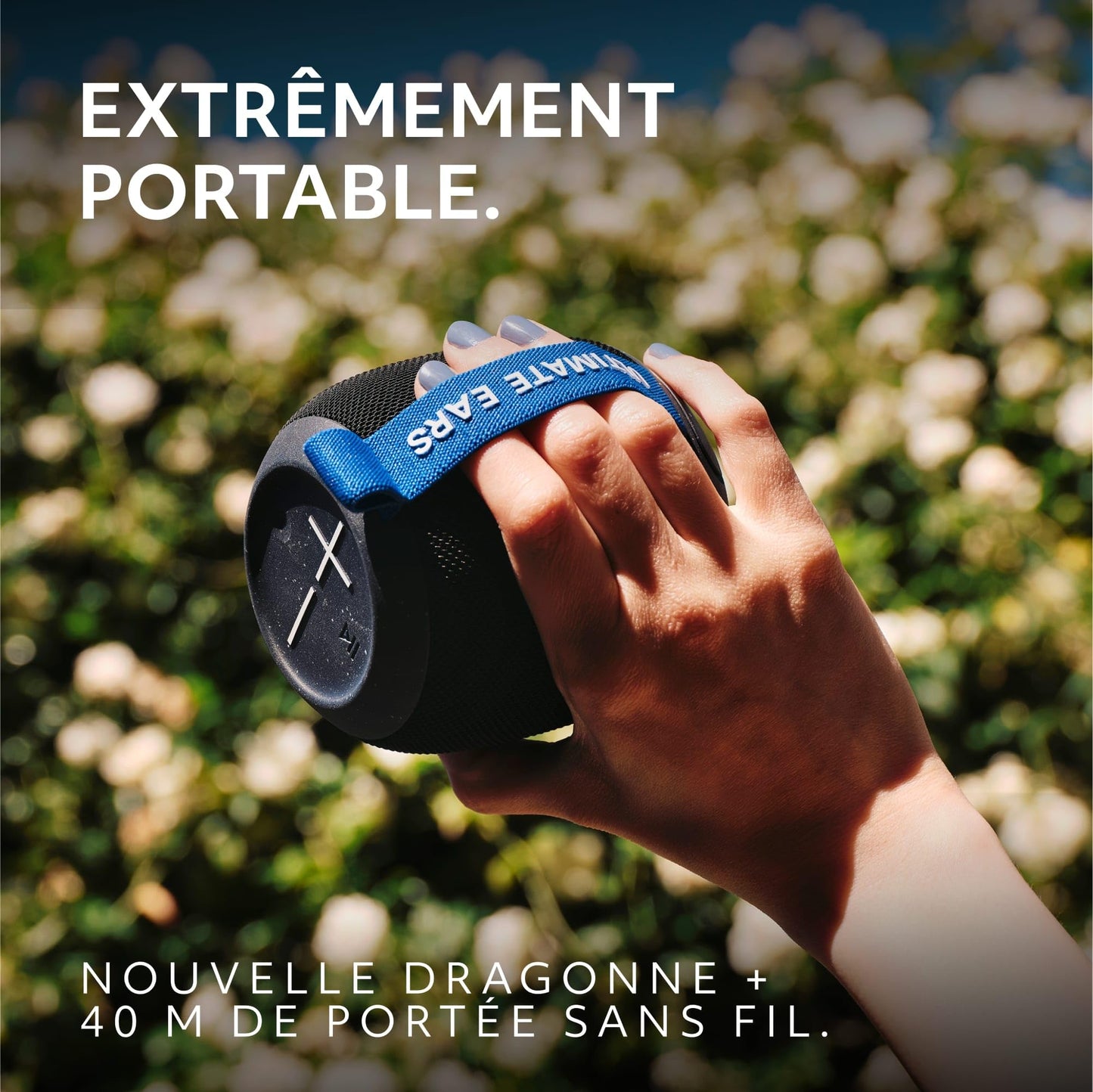 Ultimate Ears WONDERBOOM Play, Enceinte Bluetooth Portable et étanche, Enceinte Flottante étanche à la poussière d’Une portée de 40 m - Noir