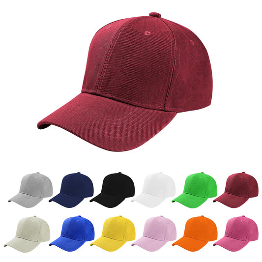 Aomig Casquette de Baseball, Coton Anti-Soleil Baseball Cap, Homme Femme été Unisexe Réglable Casquettes Sport Extérieur Sunhat Chapeau, Chapeau pour Grosses Têtes 55-65cm(Bordeaux)