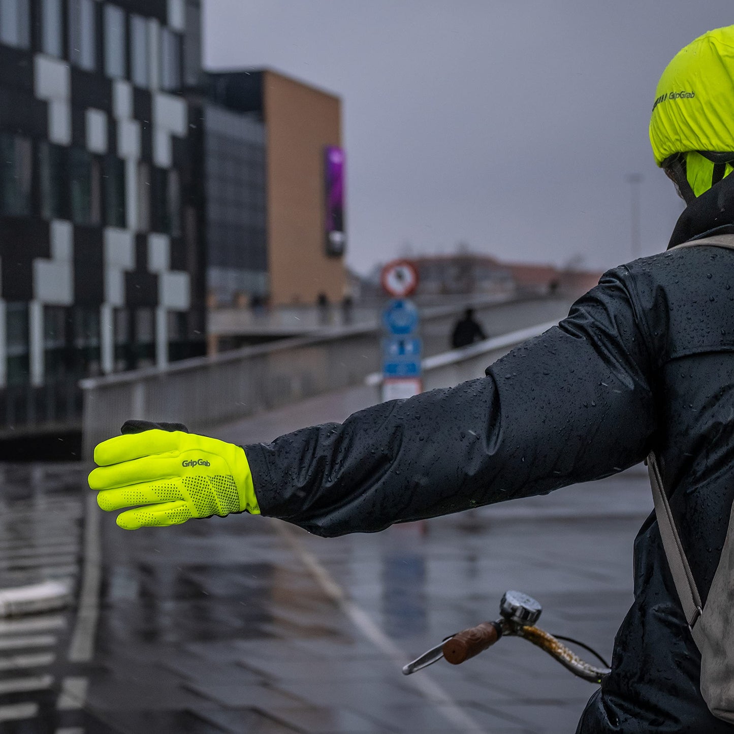 GripGrab Gants de Cyclisme Hiver Imperméables Ride Gants de Vélo Coupe-Vent Antidérapants Rembourrés Étanches