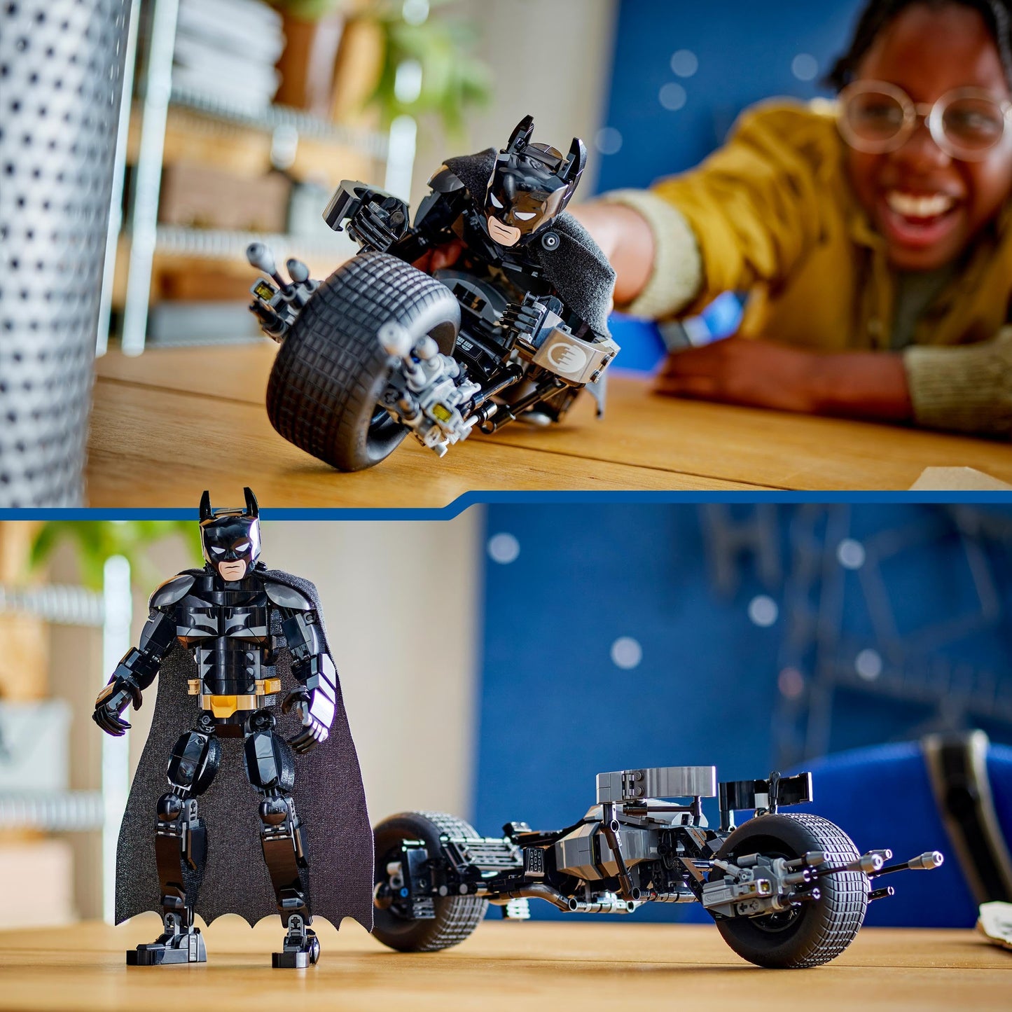 LEGO DC Batman La Figurine de Batman à Construire et la Moto Bat-Pod - Jouet pour Enfants Garçons et Filles de 12 Ans et Plus inspiré des Films The Dark Knight - Set d’Aventures 76273