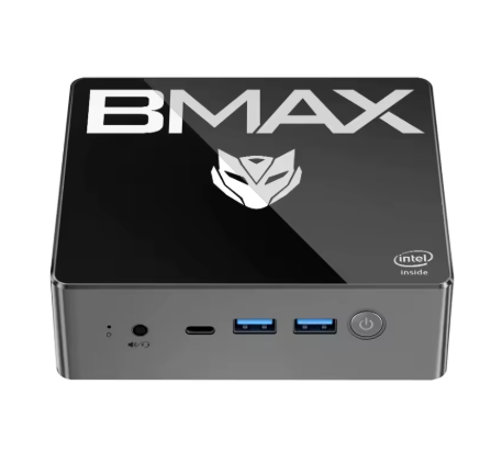 BMAX-Mini PC B4 Turbo, Windows 11, Intel N150, 16GB, 512GB, SSD, 2 x HDMI, 1 x tipo C, compatible con gráficos Intel 4K @ 60Hz 1000MHz