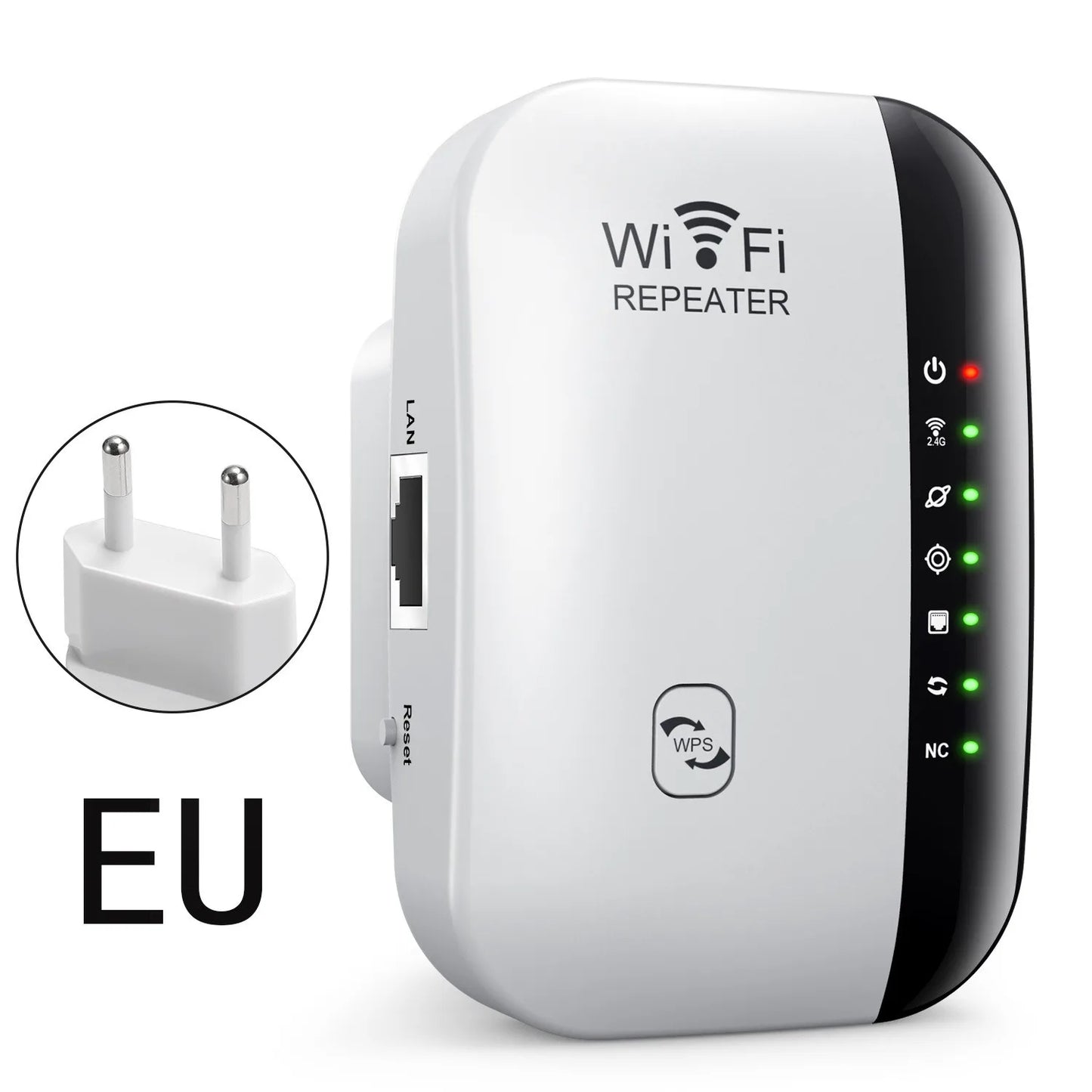 Hannord-Répéteur WiFi sans fil, 300Mbps, 2.4G, Routeur haute vitesse, Stérilisation d'extension, Répéteur de réseau WiFi 11N, Booster pour PC