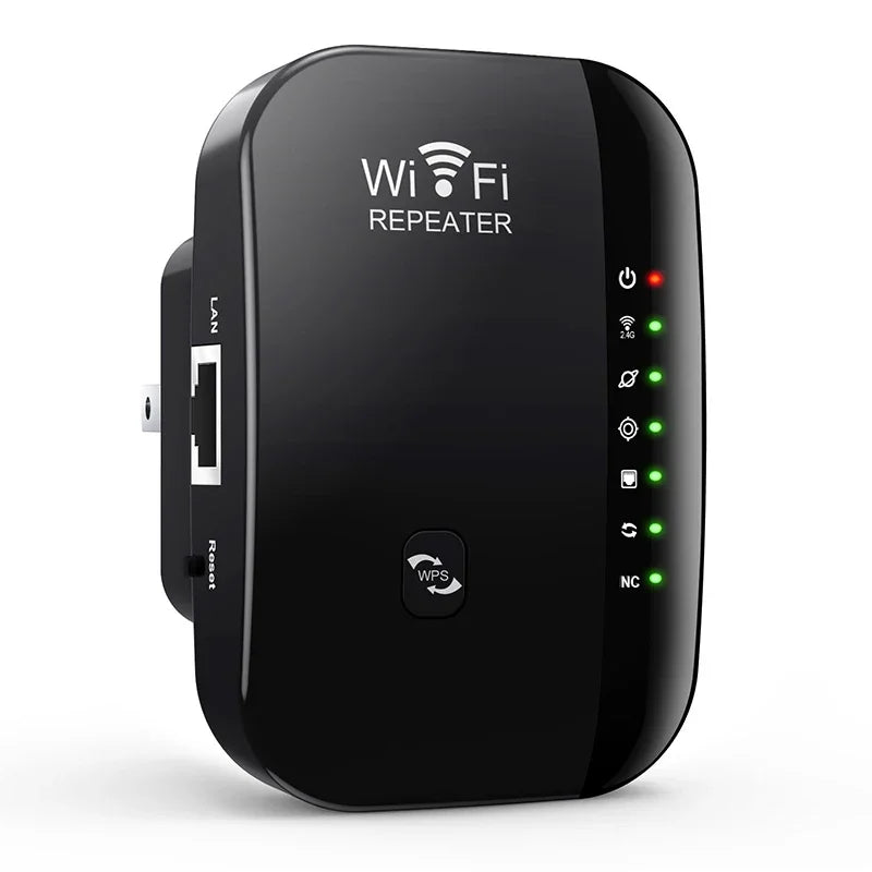 Répéteur WIFI sans fil de troisième génération, 7 lampes, 300Mbps, routeur 2.4G, prolongateur de portée, amplificateur de signal Wi-Fi pour la maison, tout neuf