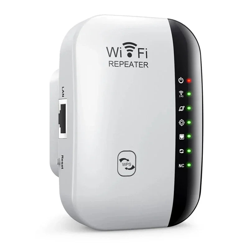 Répéteur WIFI sans fil de troisième génération, 7 lampes, 300Mbps, routeur 2.4G, prolongateur de portée, amplificateur de signal Wi-Fi pour la maison, tout neuf