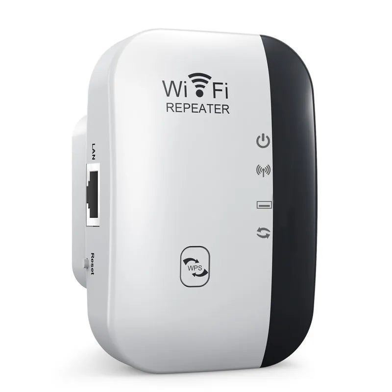 Répéteur WiFi sans fil, 300Mbps, extension de signal WiFi 24G, amplificateur WiFi sans fil, stérilisation 11N, booster WiFi longue portée pour PC, ordinateur portable, TV