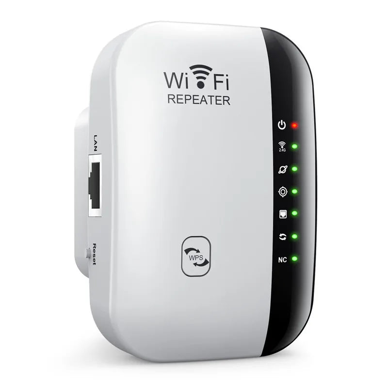 Répéteur WiFi sans fil, 300Mbps, extension de signal WiFi 24G, amplificateur WiFi sans fil, stérilisation 11N, booster WiFi longue portée pour PC, ordinateur portable, TV