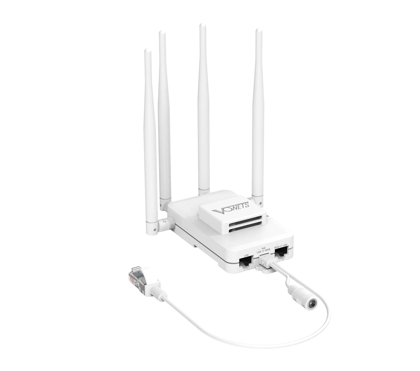 VONETS-Routeur Wi-Fi Gigabit pour moniteur DVR, répéteur de pont sans fil, bande touristique haute puissance, alimentation POE, Ethernet, 2.4G, 5G